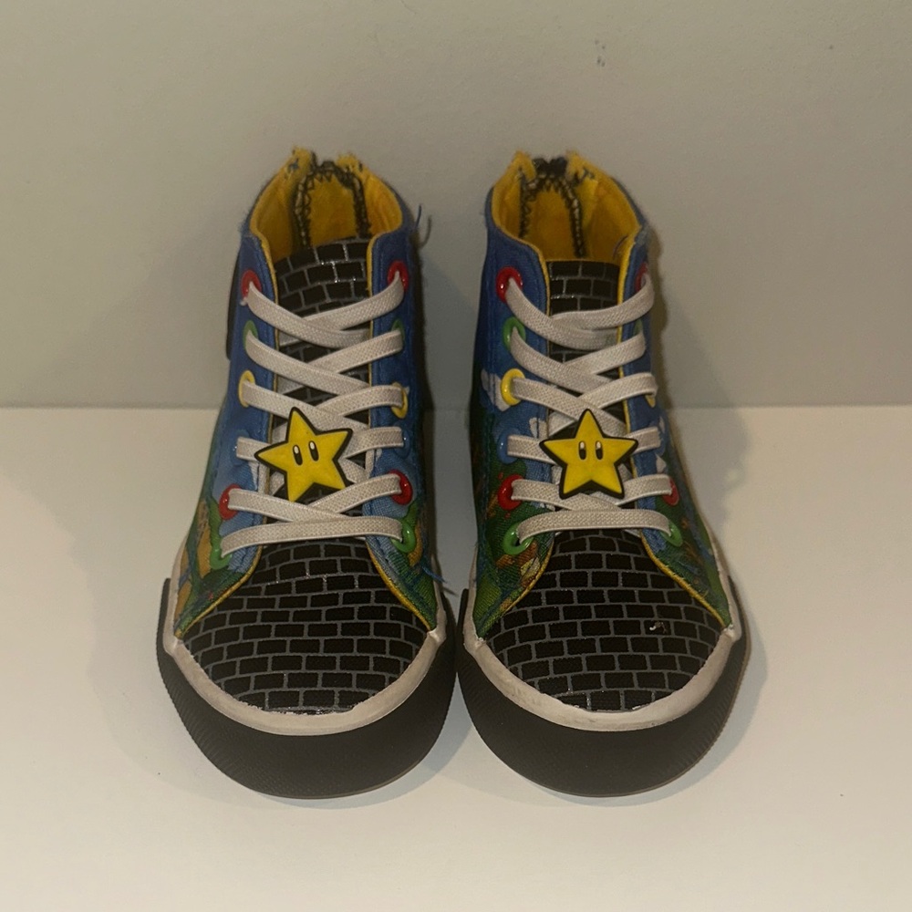 Starry Adventure Super Mario Kids High-Top Sneakers